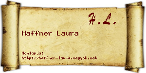 Haffner Laura névjegykártya